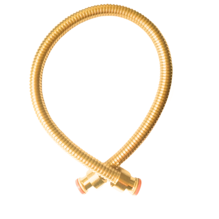 DS-72G DUŞ SPİRALİ GOLD 60CM MİNİ