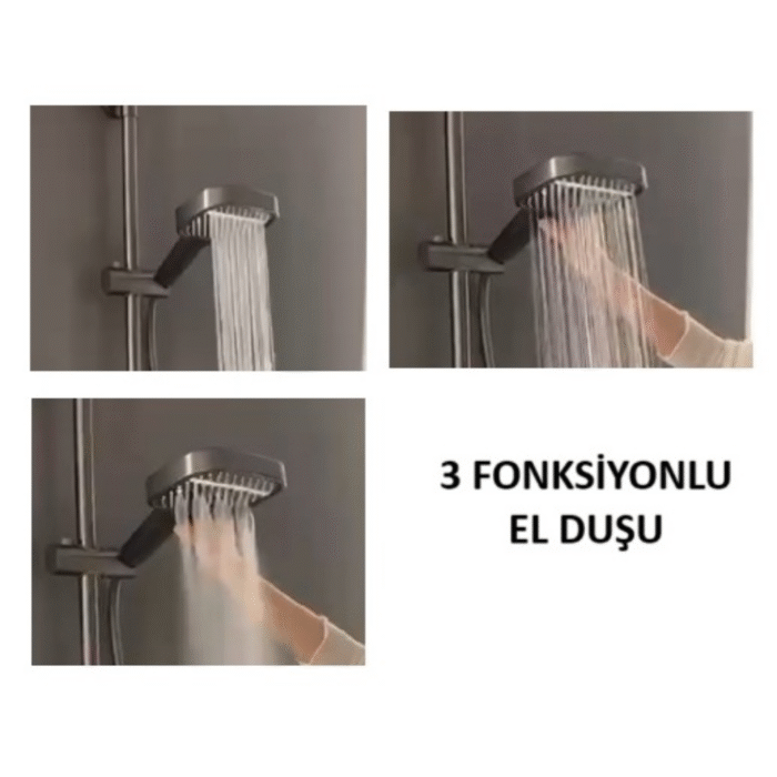 Aquaris Termostatik Dijital Piyano Tuş Kontrollü Duş Seti - Görsel 4