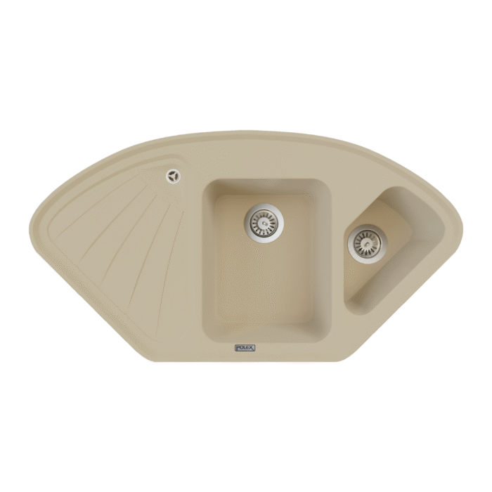 Polex Tezgah Üstü / Altı Montaj Granit Evye PCR1 105X54 - Görsel 5