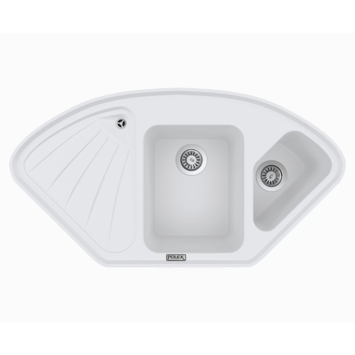 Polex Tezgah Üstü / Altı Montaj Granit Evye PCR1 105X54 - Görsel 4